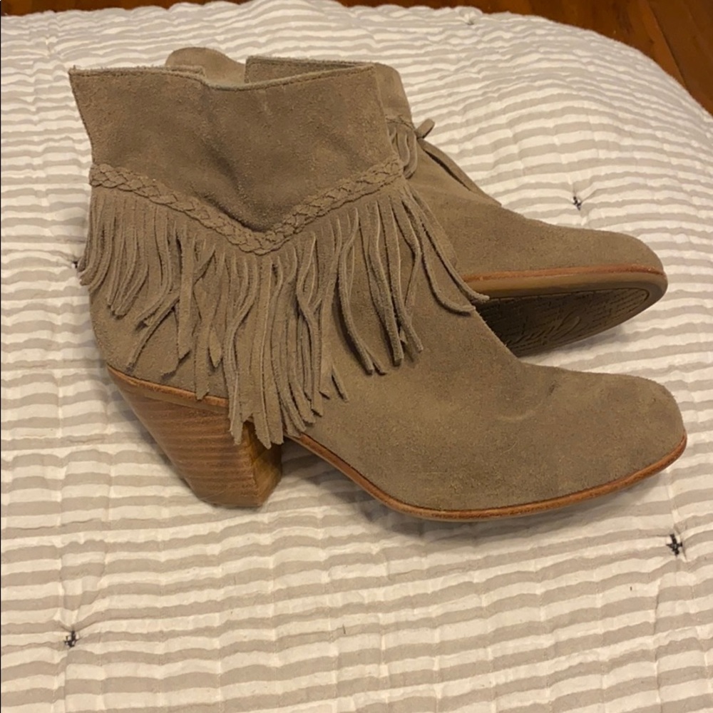 Fringed Booties